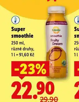 Lidl Super smoothie nabídka