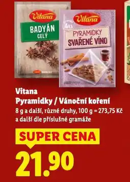 Lidl Vitana pyramidky nabídka