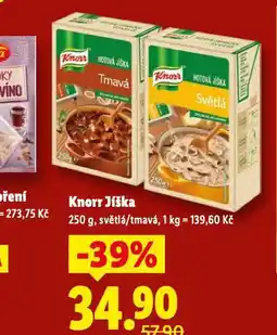 Lidl Knorr jíška nabídka