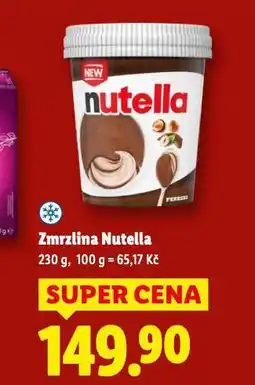 Lidl Zmrzlina nutella nabídka