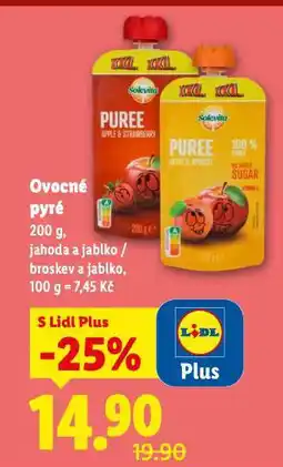 Lidl Ovocné pyré nabídka
