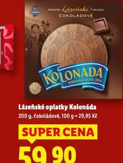 Lidl Lázeňské oplatky kolonáda nabídka