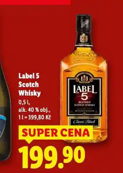 Lidl Label 5 scotch whisky nabídka