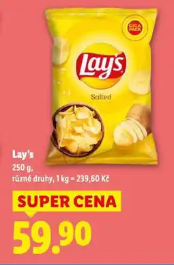 Lidl Lay's chipsy nabídka