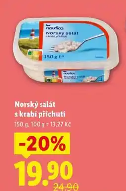 Lidl Norský salát s krabí příchutí nabídka