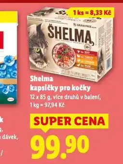 Lidl Shelma kapsičky pro kočky nabídka