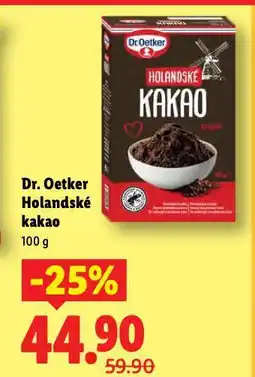 Lidl Dr. oetker holandské kakao nabídka