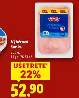 Lidl Výběrová šunka nabídka
