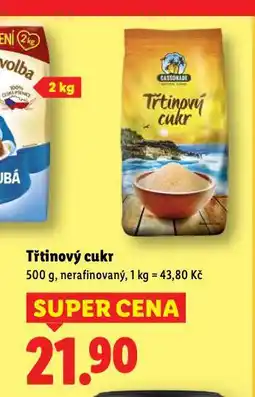 Lidl Třtinový cukr nabídka