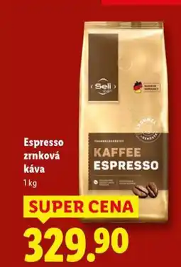Lidl Espresso zrnková káva nabídka
