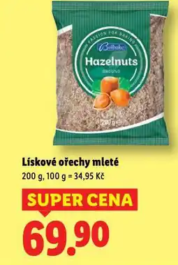 Lidl Lískové ořechy mleté nabídka