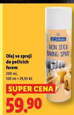 Lidl Olej ve spreji do pečicích forem nabídka