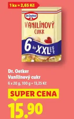 Lidl Dr. oetker vanilínový cukr nabídka