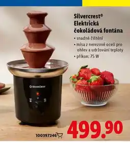 Lidl Silvercrest elektrická čokoládová fontána nabídka