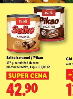 Lidl Salko karamel nabídka
