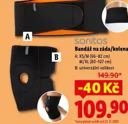 Lidl Bandáž na kolena nabídka