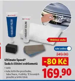 Lidl Sada k čištění světlometů nabídka