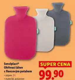 Lidl Ohřívací láhev s fleecovým potahem nabídka