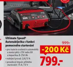 Lidl Autonabíječka s funkcí pomocného startování nabídka