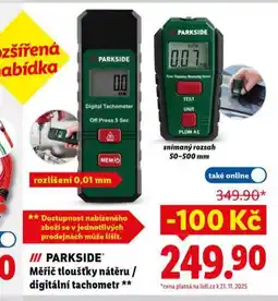 Lidl Digitální tachometr nabídka