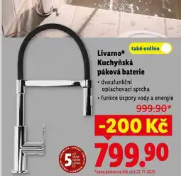 Lidl Kuchyňská páková baterie nabídka