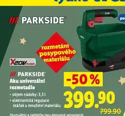 Lidl Parkside aku univerzální rozmetadlo nabídka
