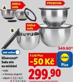 Lidl Sada mís na míchání nabídka