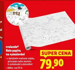 Lidl Role papíru na vymalování nabídka