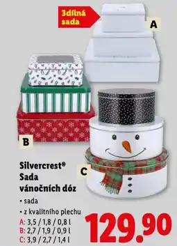 Lidl Sada vánočních dóz nabídka