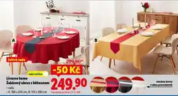 Lidl Žakárový ubrus s běhounem nabídka