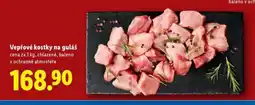 Lidl Vepřové kostky na guláš nabídka
