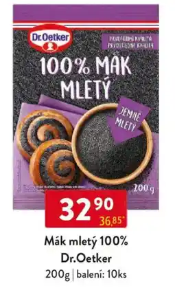 Qanto Mák mletý 100% Dr.Oetker nabídka
