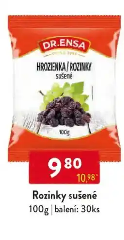 Qanto DR.ENSA Rozinky sušené nabídka
