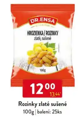 Qanto DR.ENSA Rozinky zlaté sušené nabídka