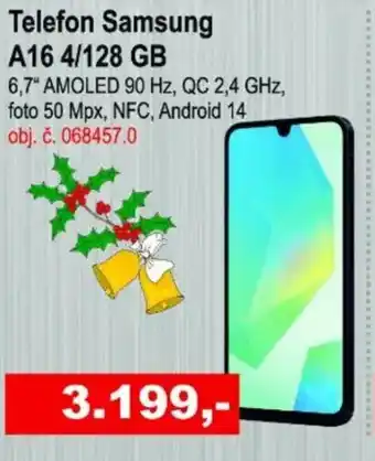 Elektro Spáčil Telefon Samsung A 16 4/ 128 GB nabídka