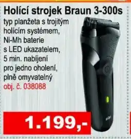 Elektro Spáčil Holící strojek Braun 3-300s nabídka