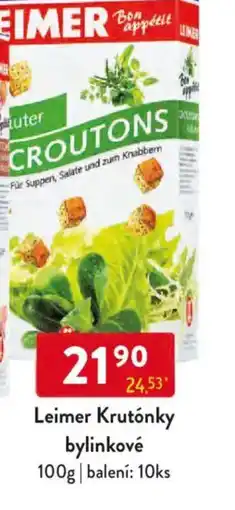 Qanto Leimer Krutónky bylinkové nabídka