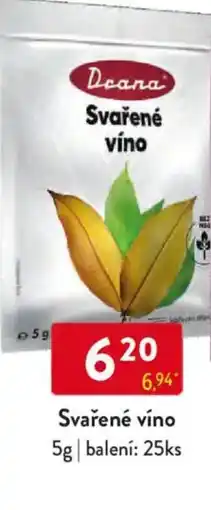 Qanto Deana Svařené víno nabídka