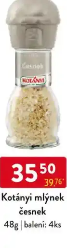 Qanto Kotányi mlýnek česnek nabídka