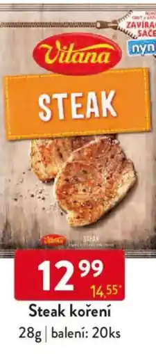 Qanto Vitana Steak koření nabídka