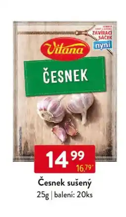 Qanto Vitana Česnek sušený nabídka