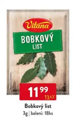 Qanto Vitana Bobkový list nabídka