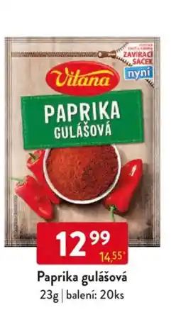 Qanto Vitana Paprika gulášová nabídka