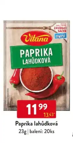 Qanto Vitana Paprika lahůdková nabídka