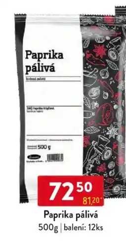 Qanto Paprika pálivá nabídka