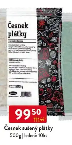 Qanto Česnek sušený plátky nabídka