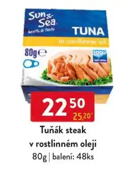 Qanto Tuňák steak v rostlinném oleji nabídka