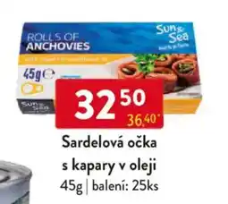 Qanto Sardelová očka s kapary v oleji nabídka
