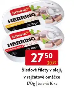 Qanto Sledové filety v oleji, v rajčatové omáčce nabídka