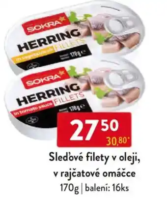 Qanto Sledové filety v oleji, v rajčatové omáčce nabídka